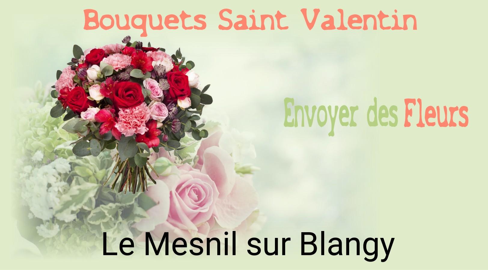 Roses de Saint-Valentin livrées à Le Mesnil-sur-Blangy